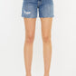 Kancan Distressed High Waist Denim Shorts