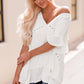 Flutter Sleeve High-Low Top