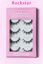 Load image into Gallery viewer, SO PINK BEAUTY Faux Mink Eyelashes 5 Pairs
