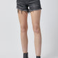 RISEN Raw Hem Denim Shorts with Pockets