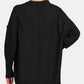 Zenana High-Low Hem Drop Shoulder Sweater