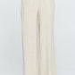 RENEE C Linen Wide Leg Pants with Pockets