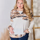 Hailey & Co Full Size Printed Round Neck Blouse