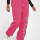 Simply Love Full Size PINK Graphic Sweatpants