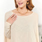 HEYSON Full Size Oversized Super Soft Ribbed Top