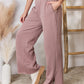 RISEN High Waist Slit Wide Leg pants