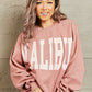 Sweet Claire "Malibu" Oversized Crewneck Sweatshirt