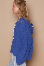 Load image into Gallery viewer, POL Cable Knit Hooded Chenille Sweater
