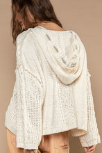 Load image into Gallery viewer, POL Cable Knit Hooded Chenille Sweater
