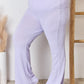 RISEN Full Size High Waist Ultra Soft Knit Flare Pants