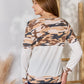 Hailey & Co Full Size Printed Round Neck Blouse