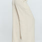 RENEE C Linen Wide Leg Pants with Pockets