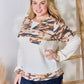 Hailey & Co Full Size Printed Round Neck Blouse