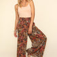 Haptics Smocked Waist Paisley Print Pants