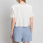 Cotton Bleu by Nu Label Yarn Dye Striped Shorts