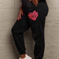 Simply Love Full Size GIRL POWER Graphic Sweatpants