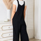 Wide Leg Overalls with Pockets