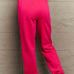 Simply Love Full Size PINK Graphic Sweatpants