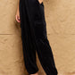 HYFVE Chic For Days High Waist Drawstring Cargo Pants in Black