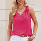 Knot Detail V-Neck Tank