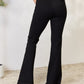 Kancan V-Waistband Slit Flare Pants