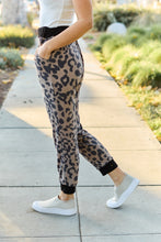 Load image into Gallery viewer, Celeste Design Full Size Leopard Contrast Sweatpants
