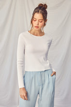 Load image into Gallery viewer, Idem Ditto Twisted Backless Long Sleeve Knit Top
