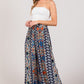 SAGE + FIG Bohemian Multi Geo Print Wide Leg Pants