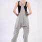 VERY J  Plunge Sleeveless Jumpsuit with Pockets