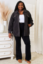 Load image into Gallery viewer, Heimish Cozy Girl Full Size Button Down Shacket
