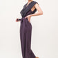 And The Why Laced Surplice Tie Waist Jumpsuit