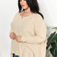 HEYSON Full Size Oversized Super Soft Ribbed Top