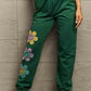 Simply Love Simply Love Full Size Drawstring Flower Graphic Long Sweatpants