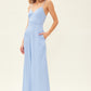 Idem Ditto Drawstring Back Sleeveless Wide Leg Jumpsuit