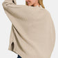 Zenana Side Sit Oversize Sweater