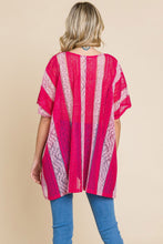 Load image into Gallery viewer, Cotton Bleu by Nu Label V Neck Drop Shoulder Oversize Top
