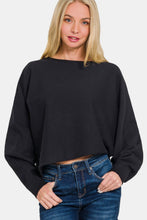 Load image into Gallery viewer, Zenana Asymmetric Hem Long Sleeve Sweater
