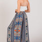 SAGE + FIG Bohemian Multi Geo Print Wide Leg Pants