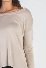 Load image into Gallery viewer, UNIQ Cold Shoulder Long Sleeve Knit Top
