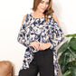 Sew In Love  Full Size Long Sleeve Flower Print Blouse