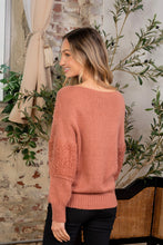 Load image into Gallery viewer, Sew In Love Boat Neck Long Sleeve Sweater
