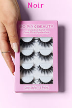 Load image into Gallery viewer, SO PINK BEAUTY Faux Mink Eyelashes 5 Pairs
