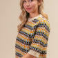 BiBi Multi Color Half Sleeve Sweater