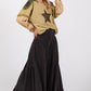 SAGE + FIG High Rise Corduroy Wide Leg Pants