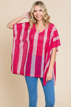 Load image into Gallery viewer, Cotton Bleu by Nu Label V Neck Drop Shoulder Oversize Top
