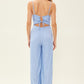 Idem Ditto Drawstring Back Sleeveless Wide Leg Jumpsuit