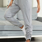 Perfee Drawstring Waist Ruched Detail Pants