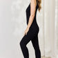 Zenana V-Neck Sleeveless Jumpsuit