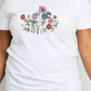 Simply Love Flower Graphic Cotton Tee