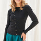 Faith Apparel Button Up Long Sleeve Knit Top